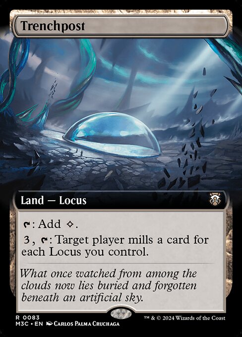 Trenchpost (Extended Art) - Commander: Modern Horizons 3