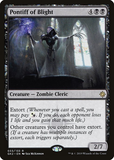 Pontiff of Blight - Ravnica Allegiance: Guild Kits