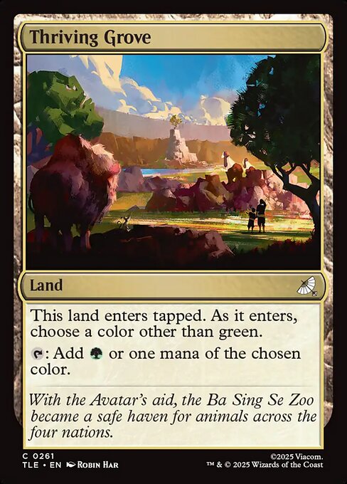 Thriving Grove (Foil) - Avatar: The Last Airbender: Eternal-Legal
