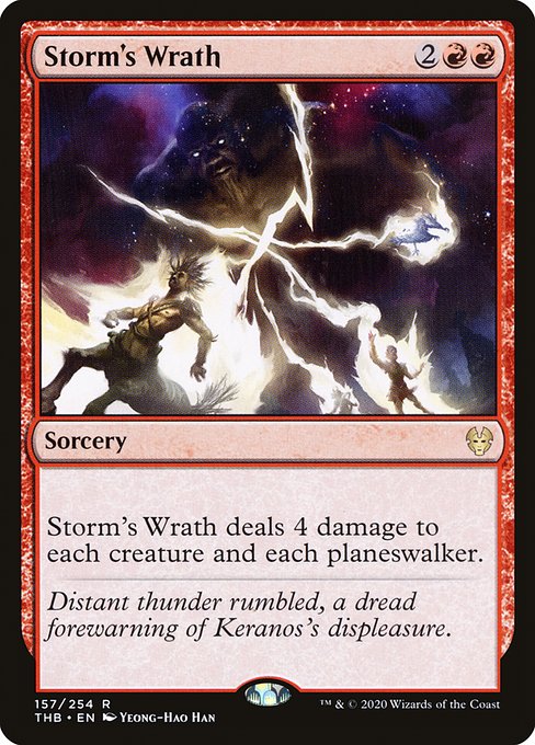 Storm's Wrath (Foil) - Theros Beyond Death
