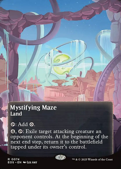 Mystifying Maze (0074) (Borderless) - Edge of Eternities: Stellar Sights