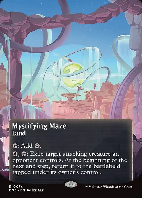 Mystifying Maze (0074) (Borderless) - Edge of Eternities: Stellar Sights