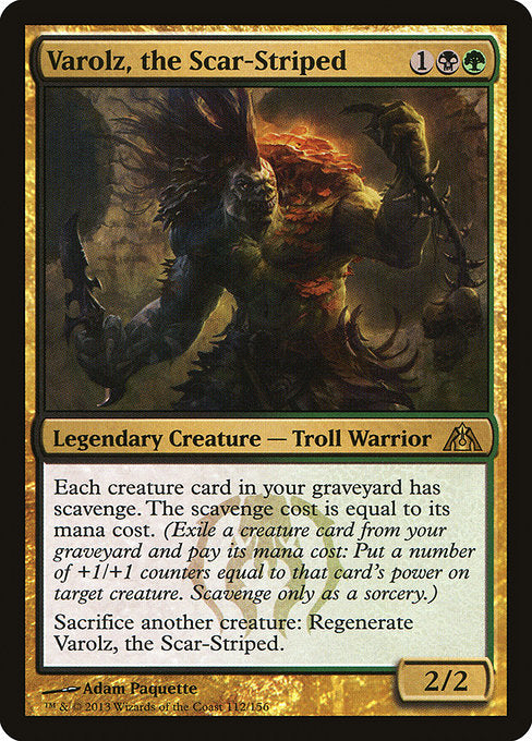 Varolz, the Scar-Striped - Dragon's Maze