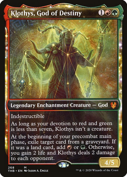 Klothys, God of Destiny (Showcase) - Theros Beyond Death