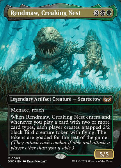 Rendmaw, Creaking Nest (Borderless) - Commander: Duskmourn: House of Horror
