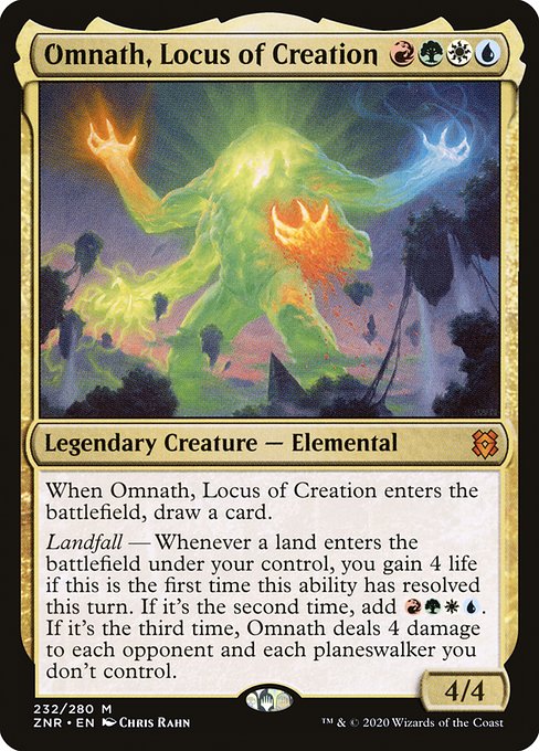 Omnath, Locus of Creation (Foil) - Zendikar Rising
