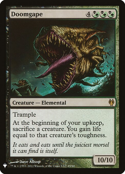 Doomgape - The List Reprints