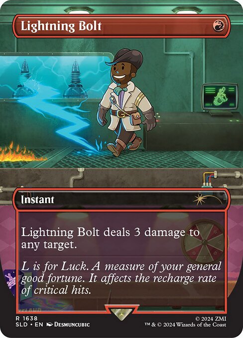 Lightning Bolt (1638) - Secret Lair Drop Series