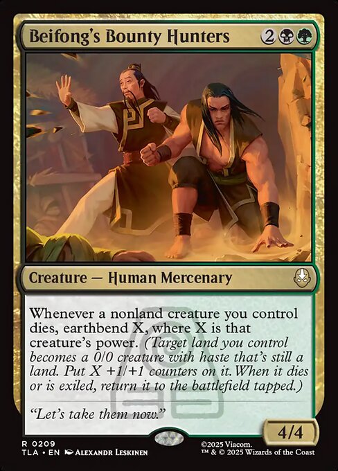 Beifong's Bounty Hunters (Foil) - Avatar: The Last Airbender