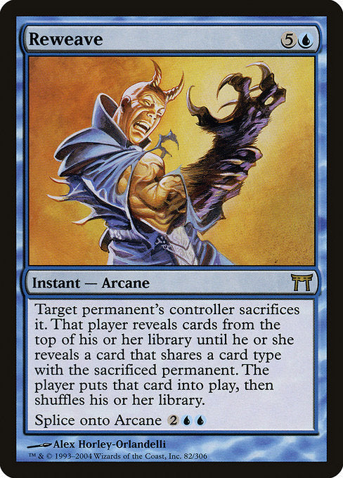 Reweave (Foil) - Champions of Kamigawa
