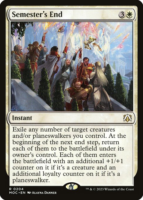 Semester's End - Commander: March of the Machine