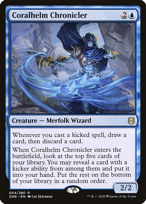 Coralhelm Chronicler - Zendikar Rising