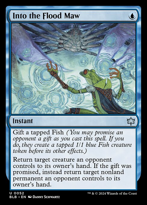 Into the Flood Maw (Foil) - Bloomburrow