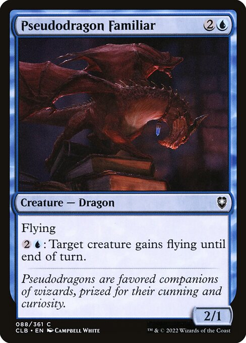 Pseudodragon Familiar (Foil) - Commander Legends: Battle for Baldur's Gate