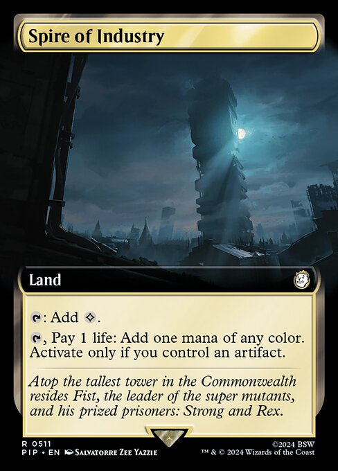 Spire of Industry (Extended Art) - Universes Beyond: Fallout