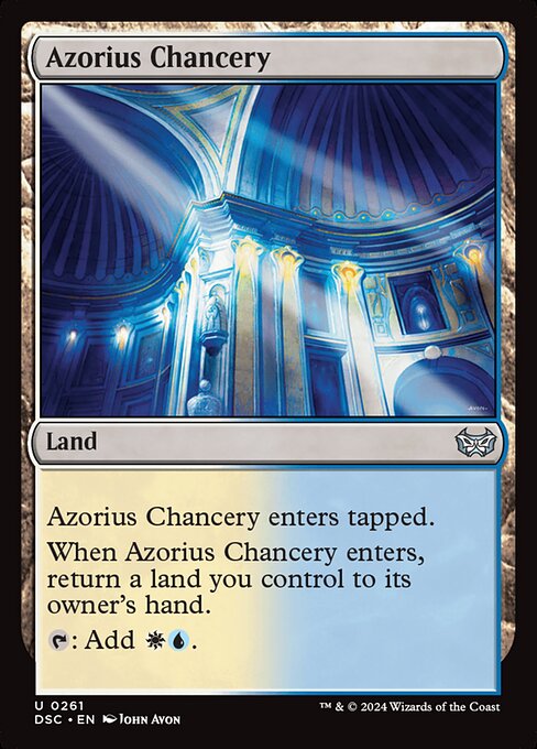 Azorius Chancery - Commander: Duskmourn: House of Horror