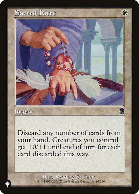 Sacred Rites - The List Reprints