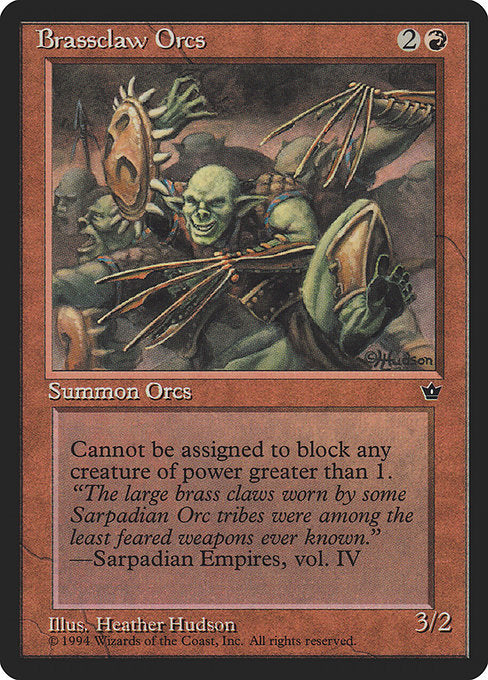 Brassclaw Orcs (Hudson) - Fallen Empires