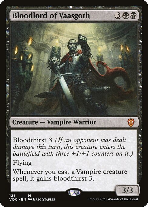 Bloodlord of Vaasgoth - Commander: Innistrad: Crimson Vow