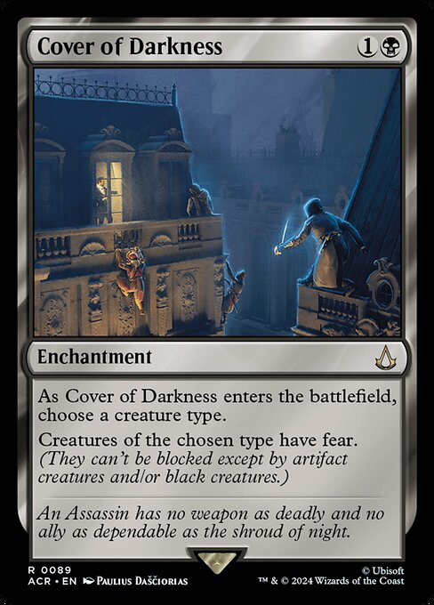 Cover of Darkness (Foil) - Universes Beyond: Assassin's Creed