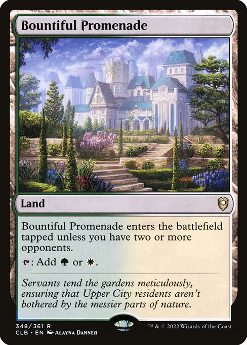 Bountiful Promenade (Foil) - Commander Legends: Battle for Baldur's Gate