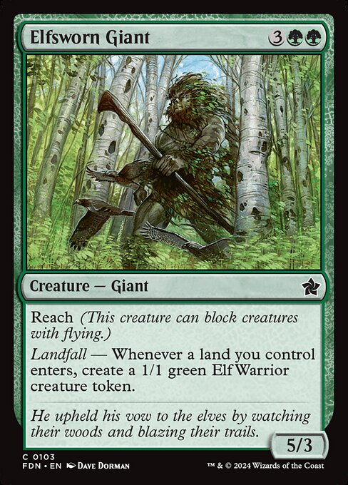 Elfsworn Giant - Foundations