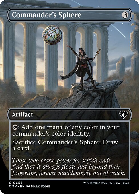 Commander's Sphere (Borderless) - Commander Masters