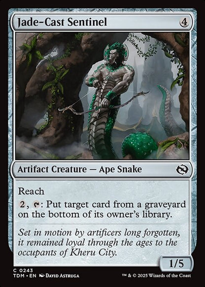 Jade-Cast Sentinel - Tarkir: Dragonstorm