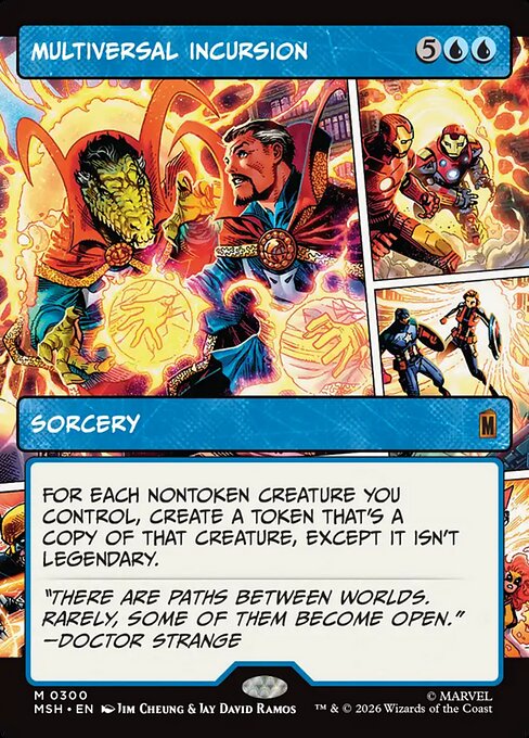 Multiversal Incursion (Borderless) - Marvel Super Heroes