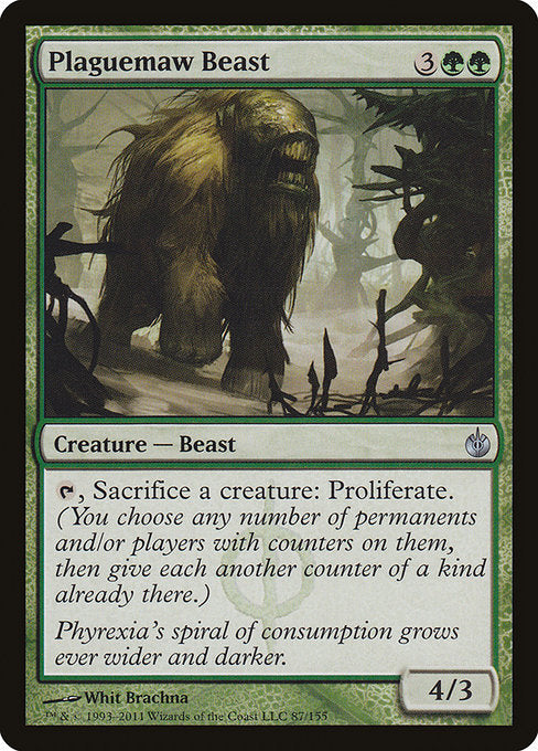 Plaguemaw Beast (Foil) - Mirrodin Besieged