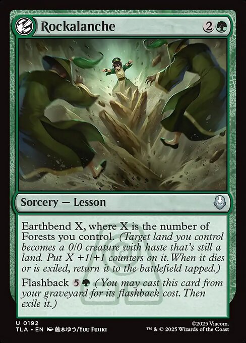 Rockalanche (Foil) - Avatar: The Last Airbender