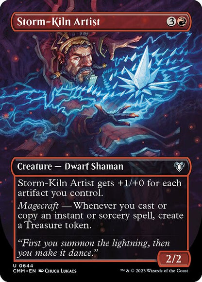 Storm-Kiln Artist (Borderless) - Commander Masters