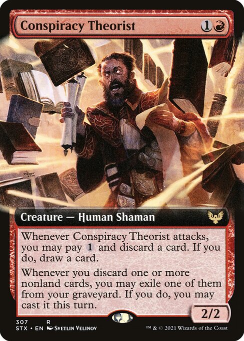 Conspiracy Theorist (Extended Art) - Strixhaven: School of Mages