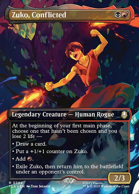 Zuko, Conflicted (Borderless) - Avatar: The Last Airbender