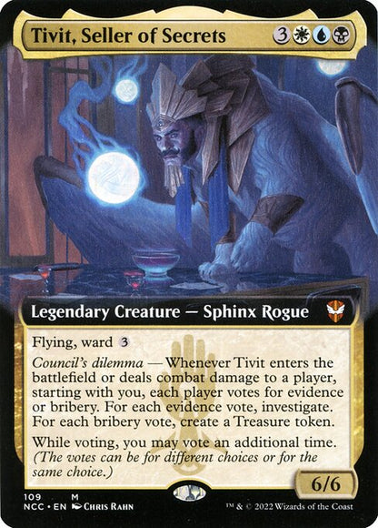 Tivit, Seller of Secrets (Extended Art) - Commander: Streets of New Capenna