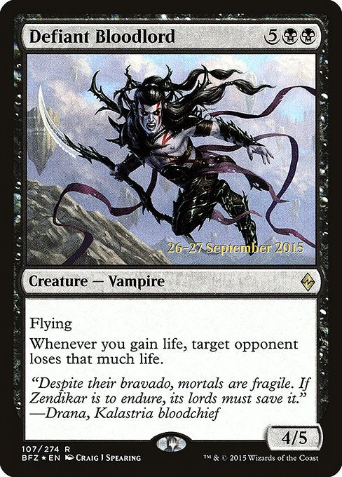 Defiant Bloodlord - Prerelease Cards