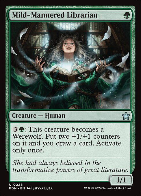Mild-Mannered Librarian (Foil) - Foundations