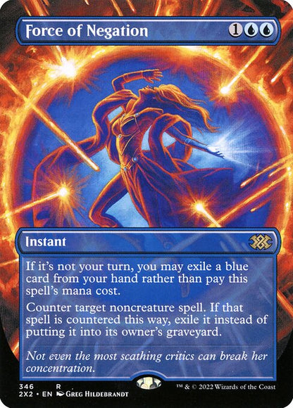 Force of Negation (Borderless) - Double Masters 2022
