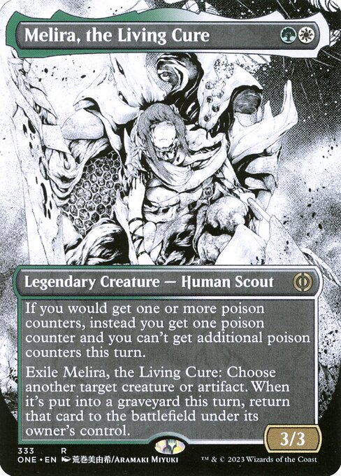 Melira, the Living Cure (Borderless) - Phyrexia: All Will Be One
