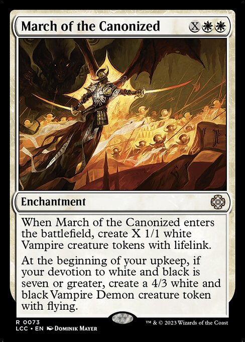March of the Canonized - Commander: The Lost Caverns of Ixalan