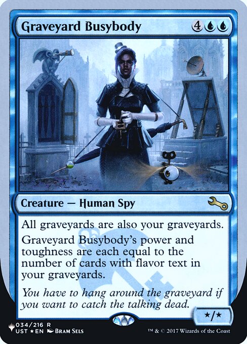Graveyard Busybody (Foil) - The List Reprints