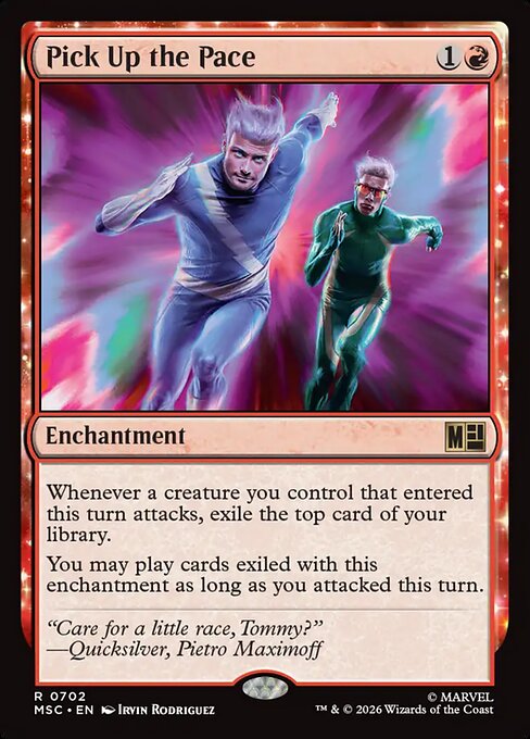 Pick Up the Pace - Commander: Marvel Super Heroes
