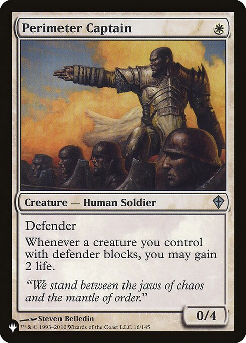 Perimeter Captain - The List Reprints