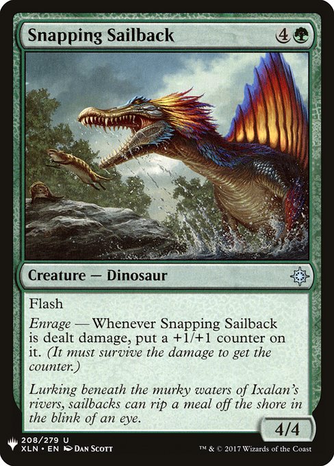 Snapping Sailback - The List Reprints