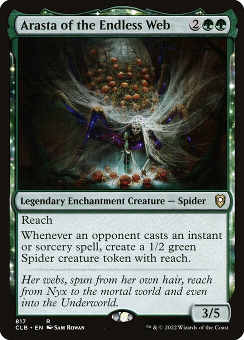 Arasta of the Endless Web - Commander Legends: Battle for Baldur's Gate