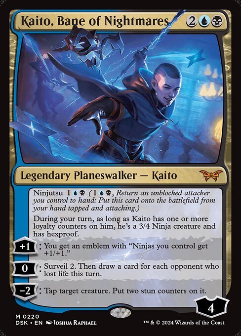 Kaito, Bane of Nightmares (Foil) - Duskmourn: House of Horror