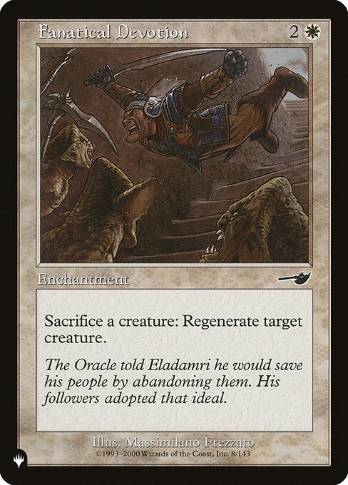 Fanatical Devotion - The List Reprints