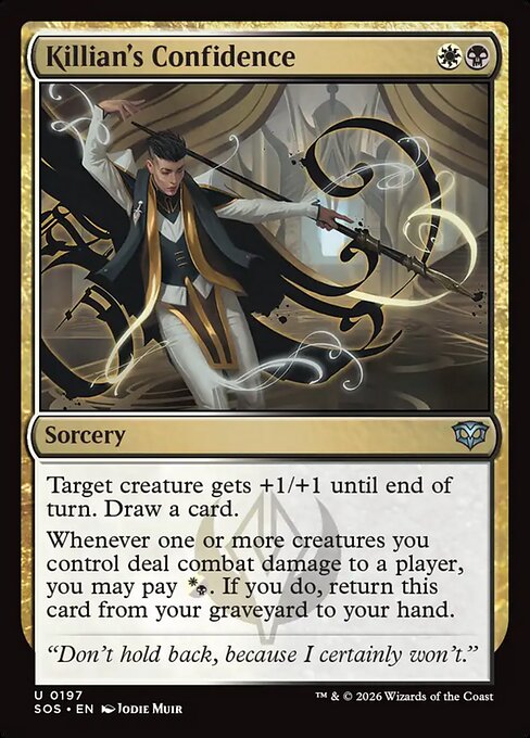 Killian's Confidence (Foil) - Secrets of Strixhaven