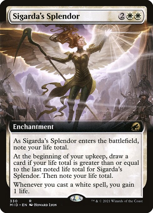 Sigarda's Splendor (Extended Art) - Innistrad: Midnight Hunt
