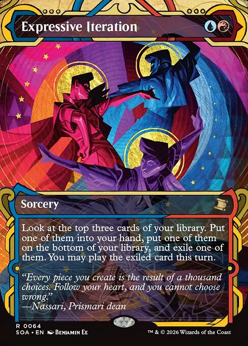 Expressive Iteration (Foil) - Secrets of Strixhaven: Mystical Archive